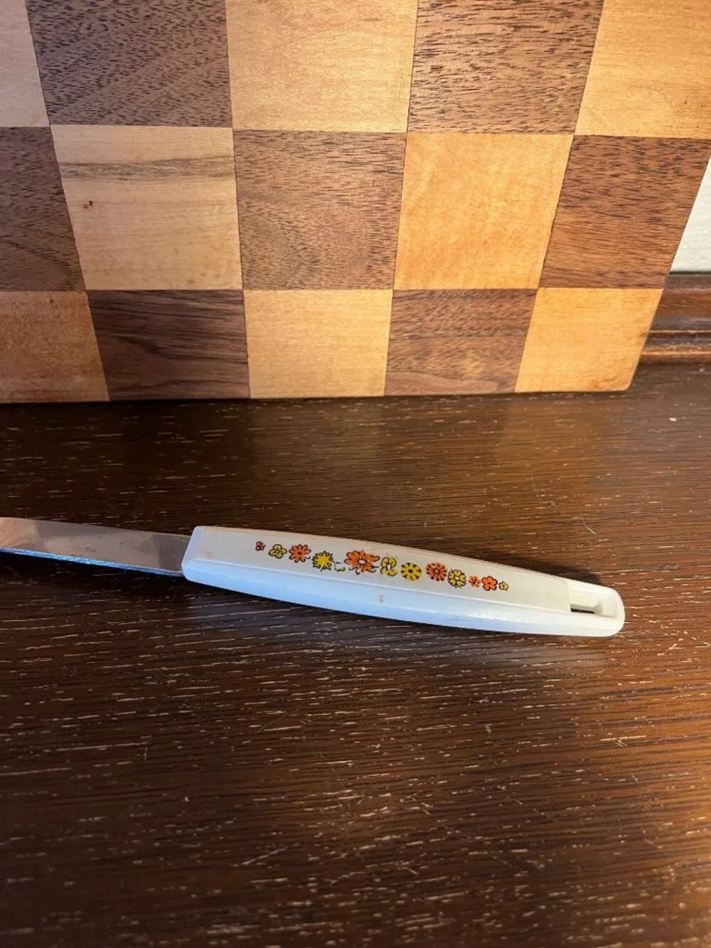 Floral Handled Meat Fork